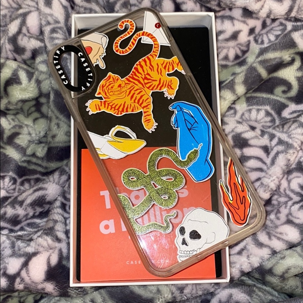 Casetify Tattoo Teddy IPhone XS Max case